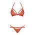 Obsessive 838-SET-3 - Strappy Lace Bra Set (Red)