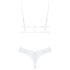 Obsessive Set Heavenly - Lacy Bra Set (White) - M/L