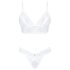Obsessive Set Heavenly - Lacy Bra Set (White)
