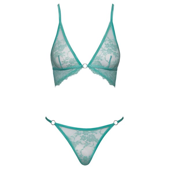 Cottelli - Lace Lingerie Set (Green)