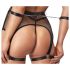 Cottelli Bondage - Sheer Mesh Set with Chains (Black)