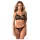 Obsessive Dominna - Strappy Bra Set (Black) - L/XL