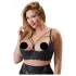 Cottelli Plus Size - Strappy Ringed Lift Bra (Black)