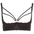 Cottelli Plus Size - Strappy Ringed Lift Bra (Black)