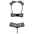 Cottelli - Open Cup Bra Set (Black) - 80B/M