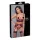 Cottelli Bondage - Matte Lace Shelf Bra Set (Red)