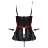 Cottelli Bondage - shiny set with arm cuffs (black) - 80B/M