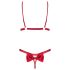 Obsessive Rubinesa - piquant lingerie set (red)