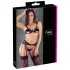 Cottelli - Open Lace Lingerie Set (Black)
