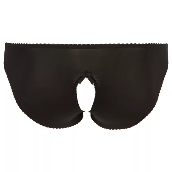 Cottelli Plus Size - Lace Open-Back Panties (Black) - 2XL