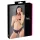 Cottelli - Lace Bow Open Panty (Black)