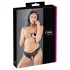 Cottelli - Lace Bow Open Panty (Black)