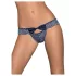 Obsessive Auroria - Bow Embroidered Women's Panties (Blue) - L/XL
