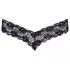 Cottelli - Double Pearl Lace Thong (Black) - M