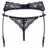 Cottelli - Lace Garter Belt with Thong (Black) - M