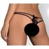 Obsessive Intensa - Double Strap Lace Thong (Black) - L/XL