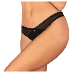 Obsessive Latinesa - Open Thong (Black) - M/L