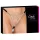 Cottelli - Open Thong with Silver Accent - Black (S-L)