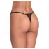 Obsessive - Sheer Lace Thong (Black) - L/XL