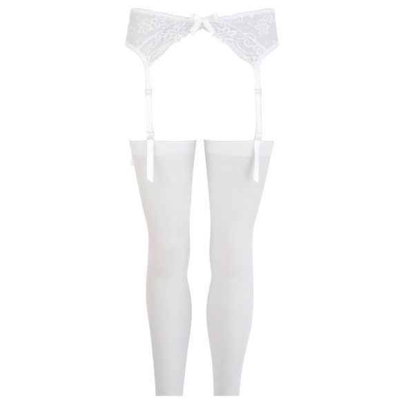 NO:XQSE - Lace Garter Set - White - M/L
