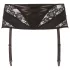 Cottelli Plus Size - Lace Corset Garter Belt (Black) - 2XL