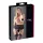 Cottelli Plus Size - Lace Corset Garter Belt (Black) - 3XL