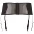 Cottelli Plus Size - Lace Corset Garter Belt (Black) - 4XL
