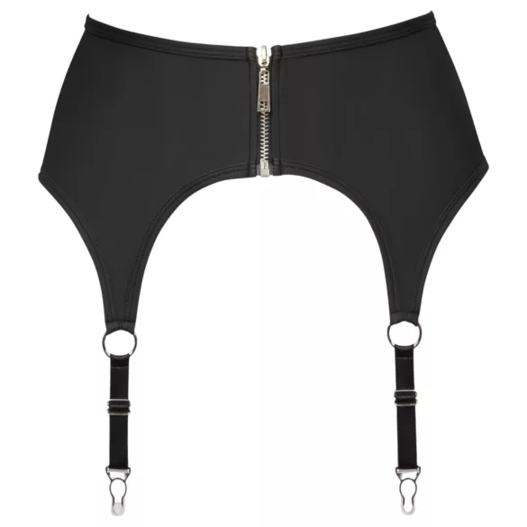 Cottelli - Black Matte Garter Belt
