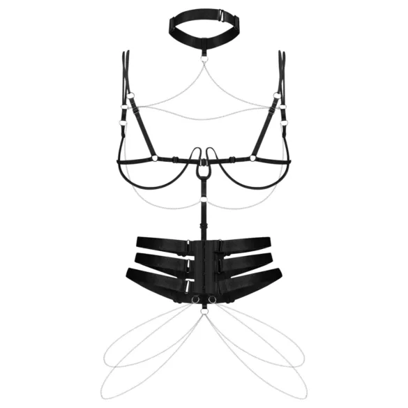 Obsessive - Chain Harness (Black)