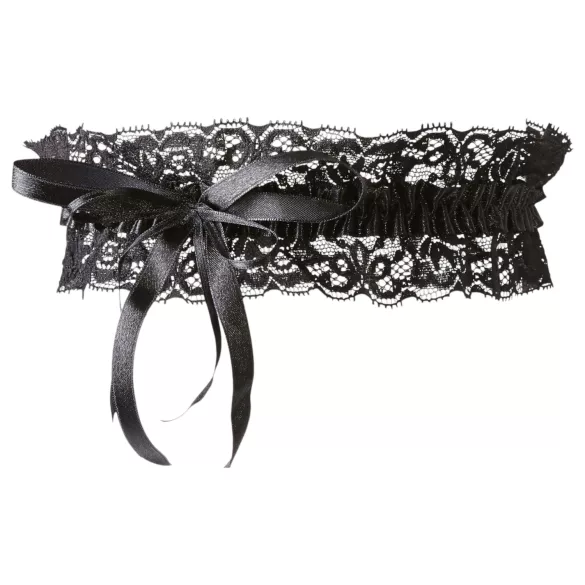 Cottelli - lace suspender belt (black, S-L)