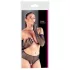 Cottelli Collection - Long Patterned Fishnet Gloves - Black (S-L)