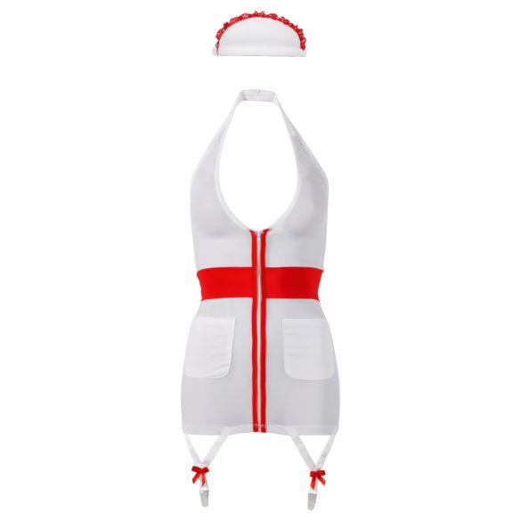 Cottelli - Sexy Nurse Garter Dress - XL