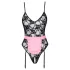 Cottelli - Sheer Maid Costume (Black-Pink) - M