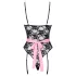 Cottelli - Sheer Maid Costume (Black-Pink) - L