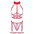 Cottelli - Open Nurse Costume Set (White-Red)
