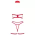 Cottelli - Open Nurse Costume Set (White-Red)