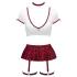 Cottelli - schoolgirl costume set (red and white)