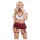 Cottelli - schoolgirl costume set (red and white) - XL