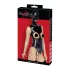 Bad Kitty - Open-Front Body Suit & Mask (Black) - XXL