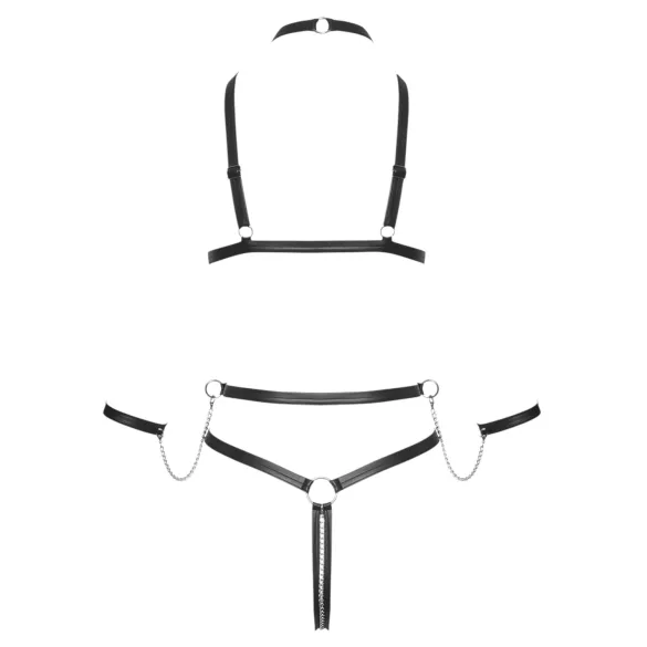 Bad Kitty - Black Body Harness - L