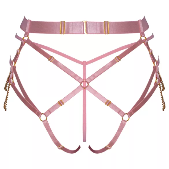 Bad Kitty - Chain Harness with Thong (Pink)