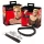 Bad Kitty - Heart Collar and Metal Leash (Black)