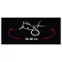 Bad Kitty - Heart Collar and Metal Leash (Black)