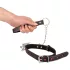 Bad Kitty - Heart Collar and Metal Leash (Black)