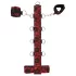 Bad Kitty - Asian Arms to Neck Bondage Set (Red-Black)