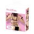 Bad Kitty - Studded Body Harness Set with Wrist Cuffs (Black) - L/XL