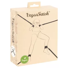 Vegan Fetish - Bed Restraint Set (Black)