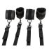 Vegan Fetish - Bed Restraint Set (Black)