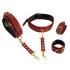 Bad Kitty - Hands to Thighs Cuff Set (Red)