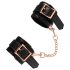 Bad Kitty - cuffs with chain (black-rose gold)